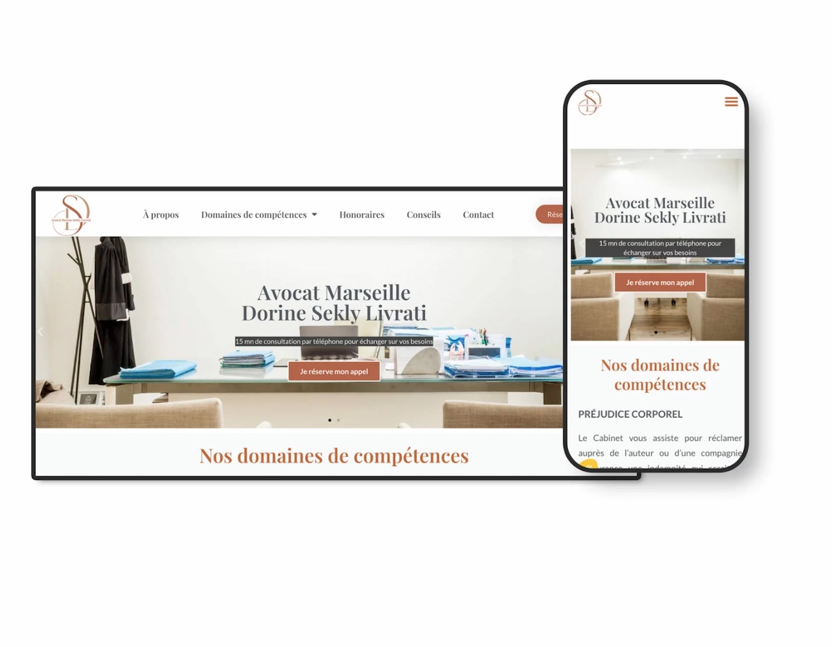 Site web Maître Sekly-Livrati - avocate